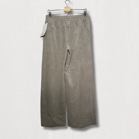 *Lululemon Scuba MR Wide-Leg Pant Velvet Cord - Raw Linen - Size 12 - Picture 3 of 5